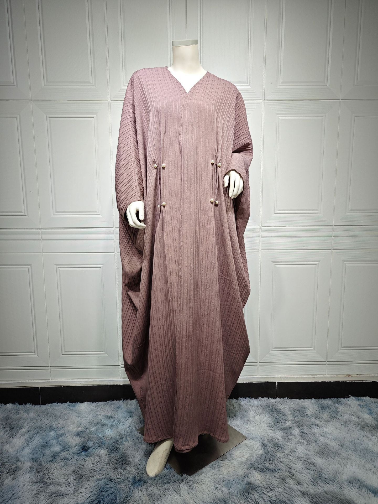 Modest Casual Plus Size Abaya Cardigan Robe